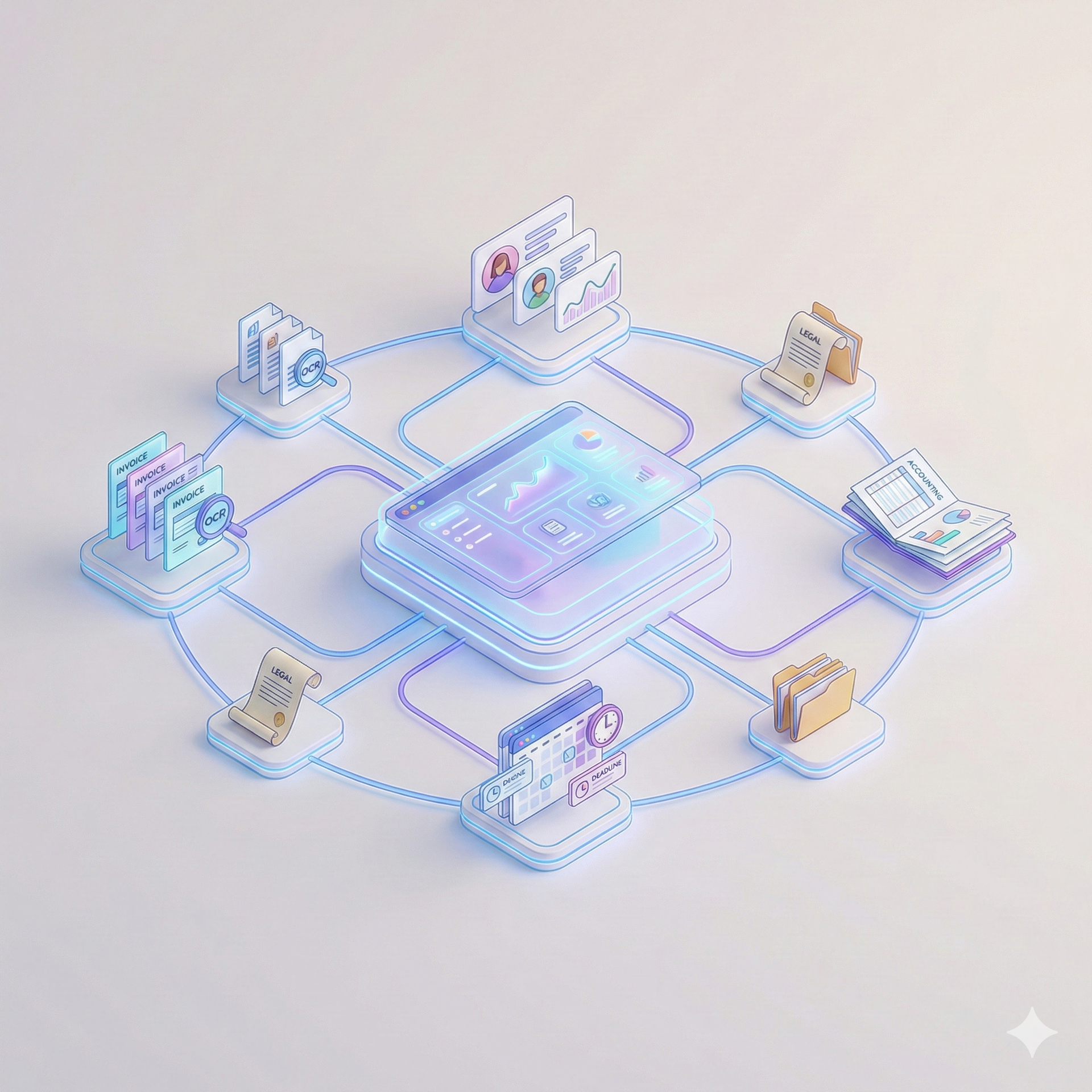 ERP para asesorías con automatización contable, gestión documental y flujos digitales integrados