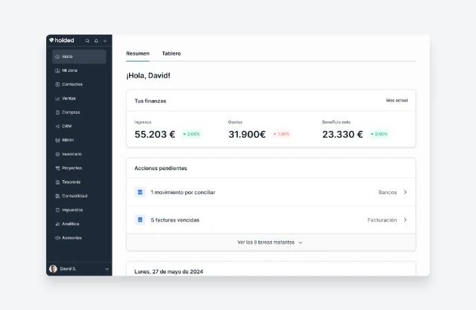 Consultoría especializada en implantación de Holded para empresas